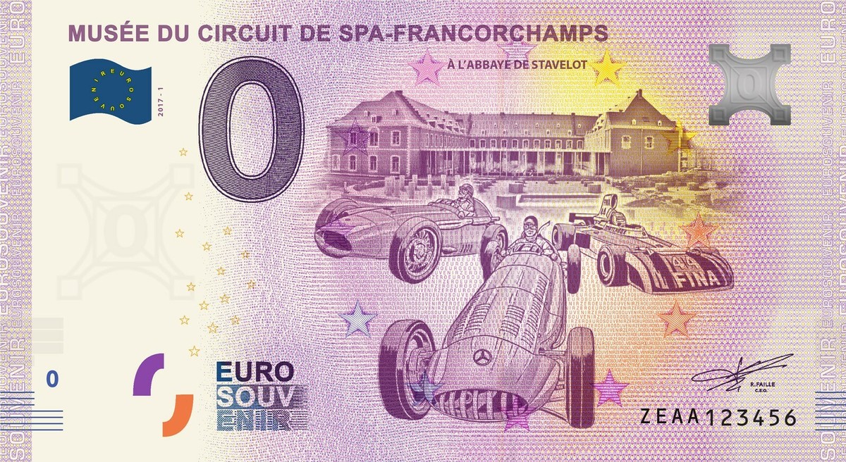 Billet 0€ MUSÉE DU CIRCUIT DE SPA-FRANCORCHAMPS A L'ABBAYE DE STAVELOT