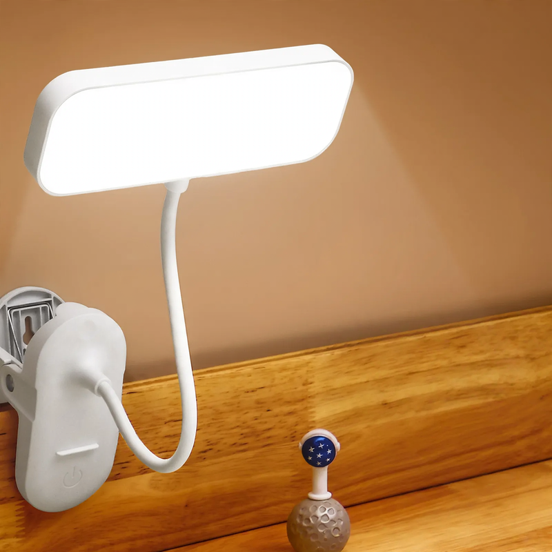Vielseitige LED-Klemmleuchte für Studium und Freizeit