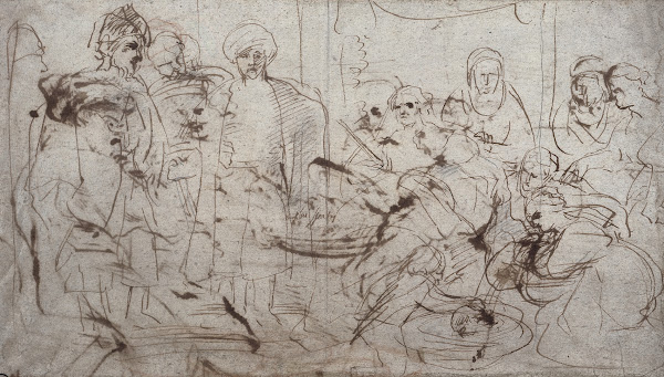 Tomyris with the Head of Cyrus verso c 1637 38