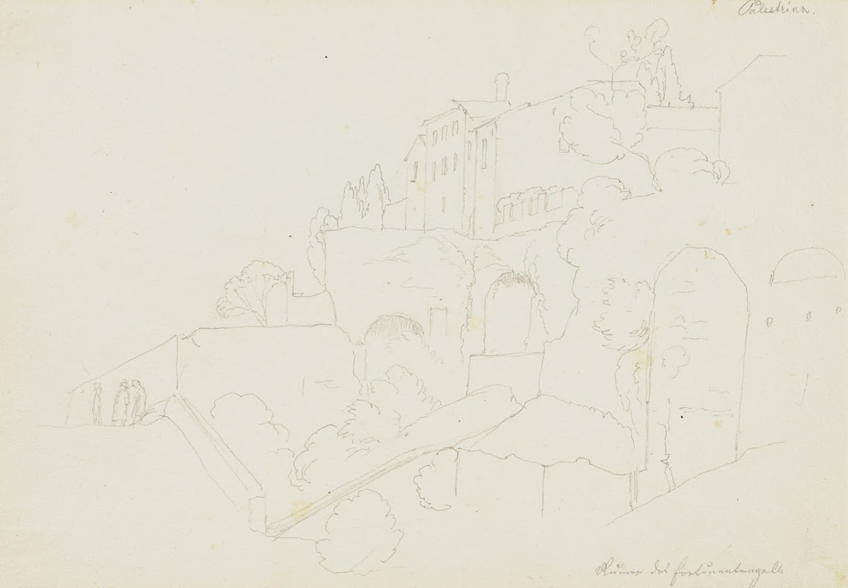 Ruinen des Fortunatempels in Palestrina