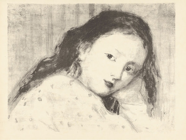 Étude de tête dune petite fille 1893 1895