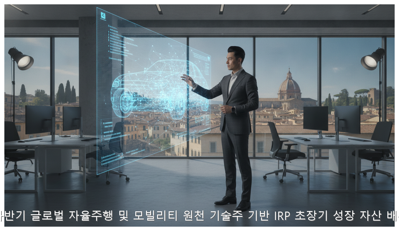 2026년 하반기 글로벌 자율주행 및 모빌리티 원천 기술주 기반 IRP 초장기 성장 자산 배분 가이드 핵심 안내 및 분석 인포그래픽 (2)