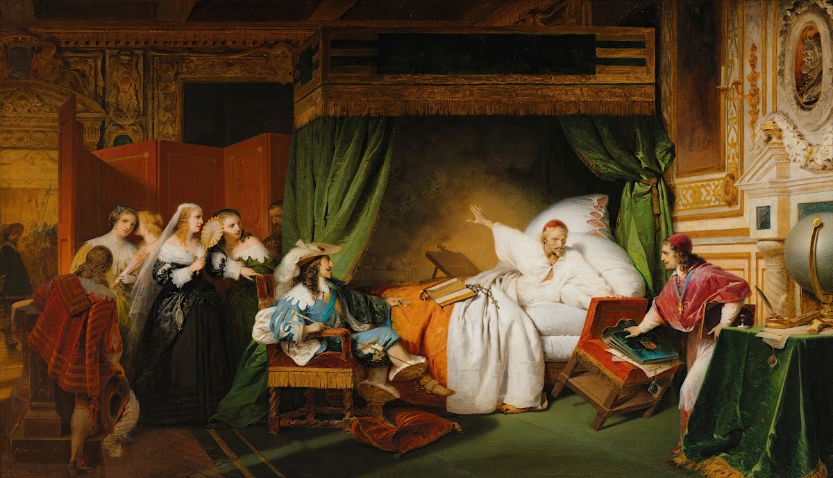 Vision Of Cardinal De Richelieu On His Deathbed 1871