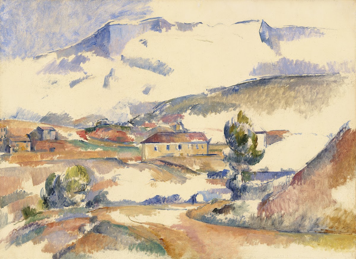 Montagne Sainte Victoirefrom near Gardanne c 1887