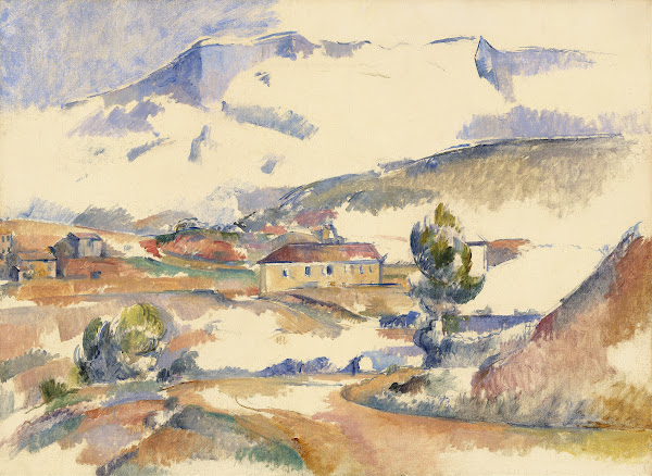 Montagne Sainte Victoirefrom near Gardanne c 1887