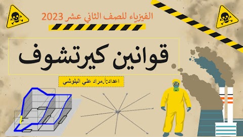 شرح درس قانونا كيرشوف - إعداد مراد البلوشي - فيزياء الصف 12 الفصل 1