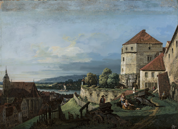 View of Pirna in Saxony