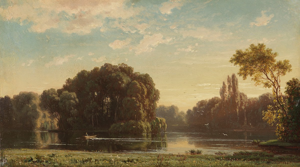 Der Englische Garten in München 1856