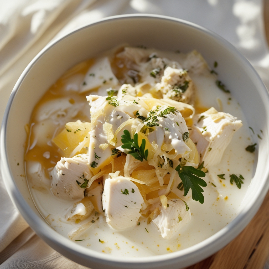 Creamy Lemon‑Herb Greek Yogurt Chicken Power Bowl