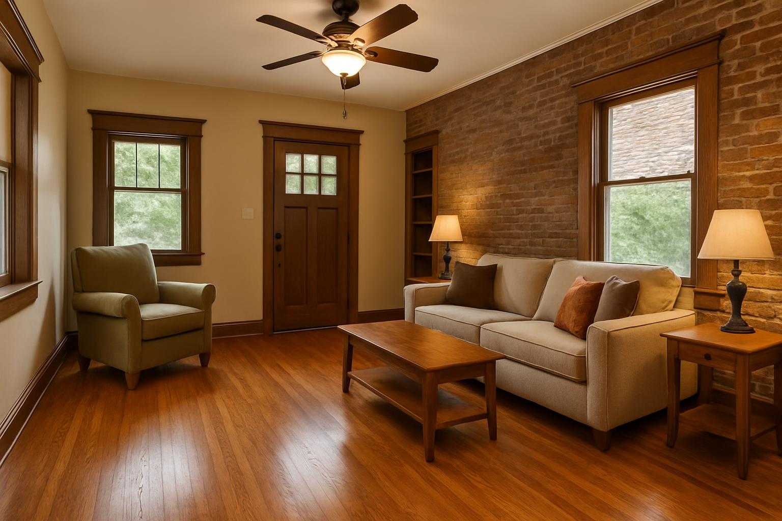 Water Damage Hardwood Floor Repair in Greenville