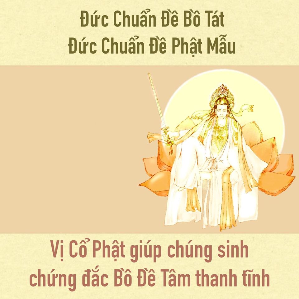 Đức Chuẩn Đề Bồ Tát - Đức Chuẩn Đề Phật Mẫu