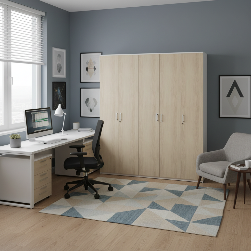 RADAR Color Full Height Five-Door Storage (File) Cabinet