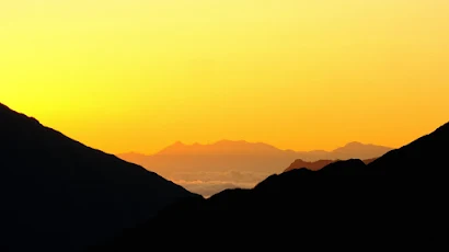 Horizon Sky Outdoor Orange 4K Wallpaper Background