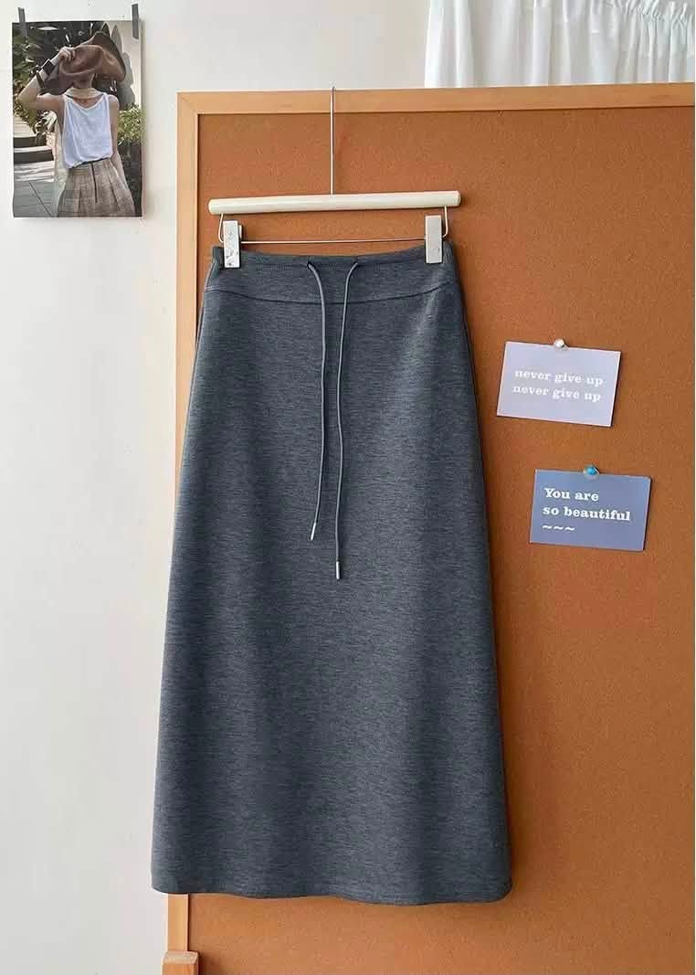 Chân váy dài thun lưng bản dây rút XONXEN SHOP 27062 – Image 7