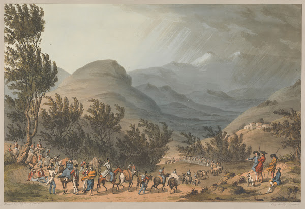 The March of the 3rd Division through the Sierra de Estiella or de Neve May 16 1
