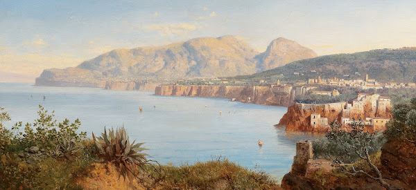 Coastal Landscape In Sorrento Near Naples