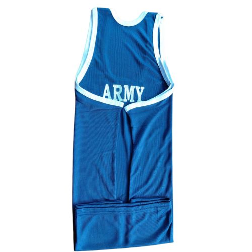 VEST INDIAN ARMY PRINT BLUE