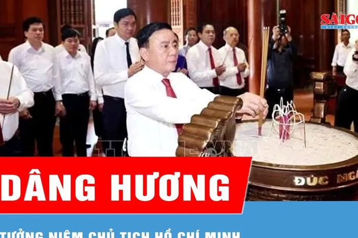 Thường trực Ban Bí thư Trần Cẩm Tú dâng hương tưởng niệm Chủ tịch Hồ Chí Minh - Báo Sài Gòn Giải Phóng