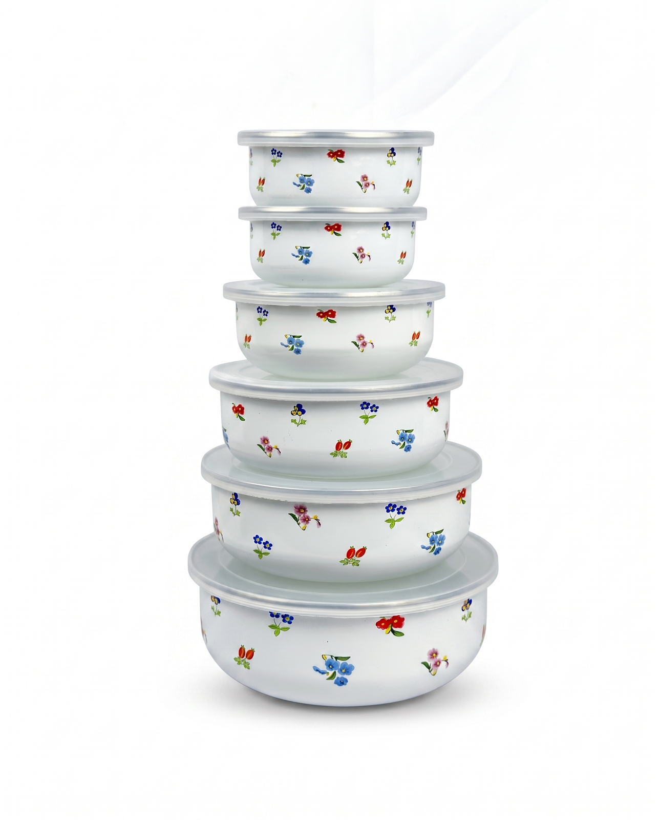 Recipiente En Peltre Con Tapa Plastica X3 Pcs 16/22/26-1000/2600/4800Ml — imagen 1
