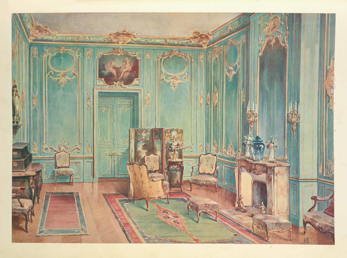 Grand salon style Louis XV 1907
