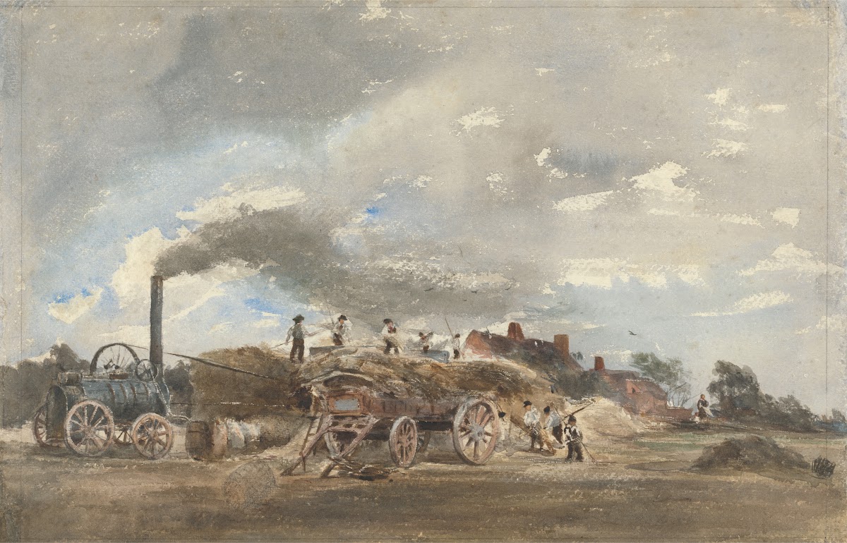 Threshing Corn ca 1830