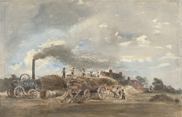 Threshing Corn ca 1830