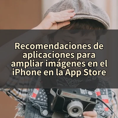 Recomendaciones de aplicaciones para ampliar imágenes en el iPhone en la App Store