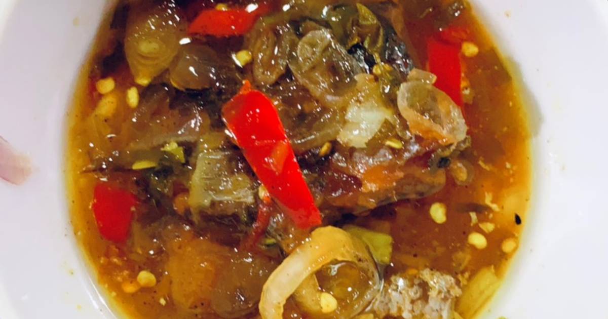 Mắm cá lóc đồng chưng cách thuỷ