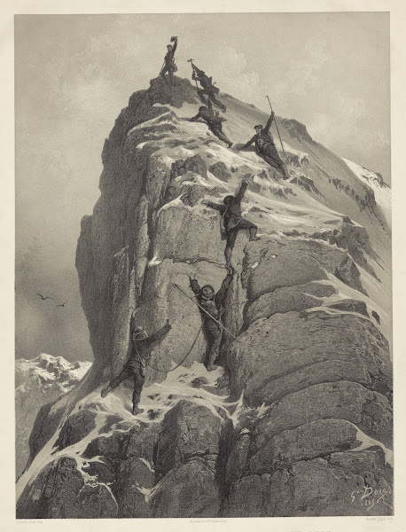 Ascension Du Mont Cervin 14 Juillet 1865 Arriveé Au Sommet 1865