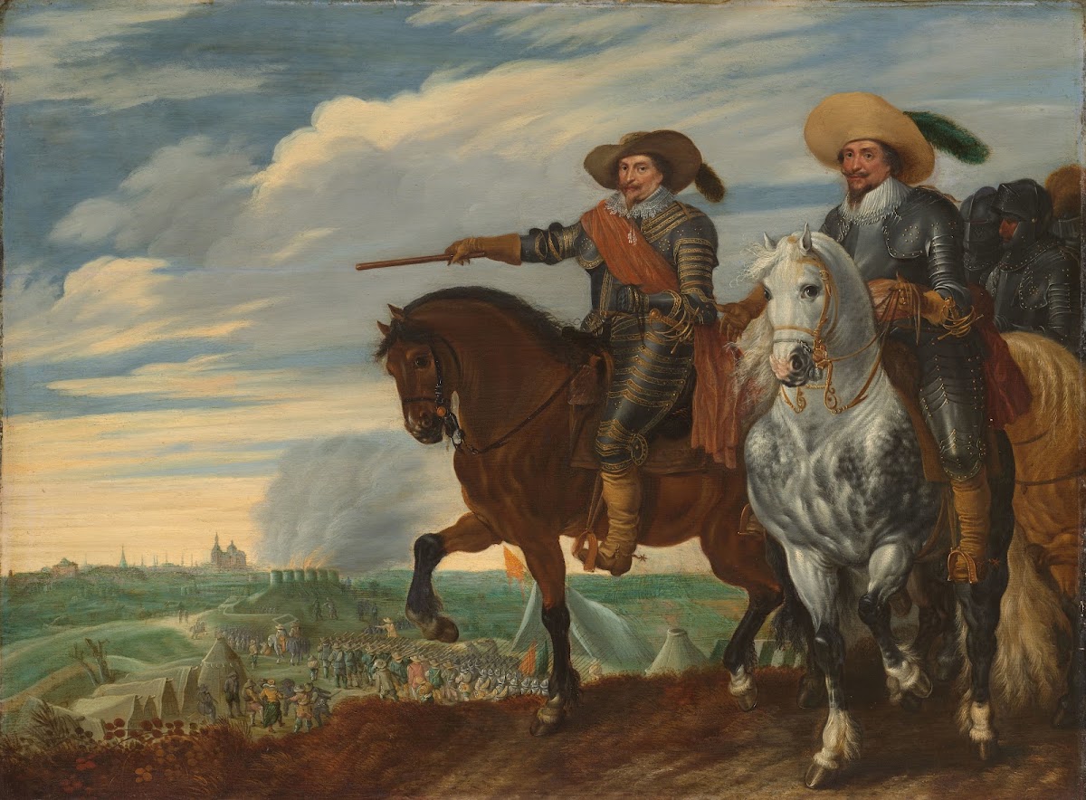 Frederick Henry and Ernst Casimir of Nassau Dietz at the Siege of s Hertogenbosc