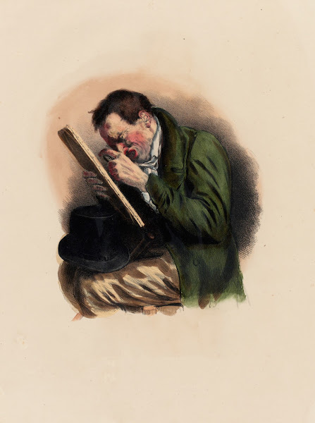 Habitué des ventes publiques The attendant at public auctions 1836