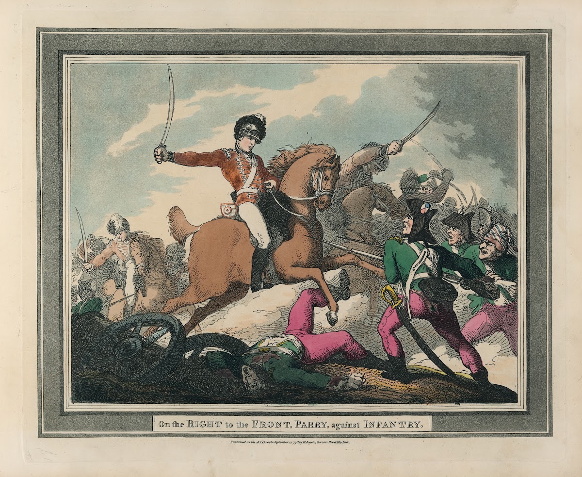 On the Right to the Front Parry against Infantry 1799