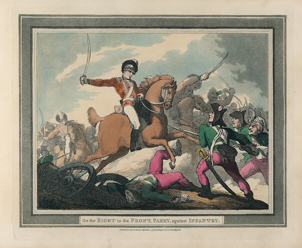 On the Right to the Front Parry against Infantry 1799