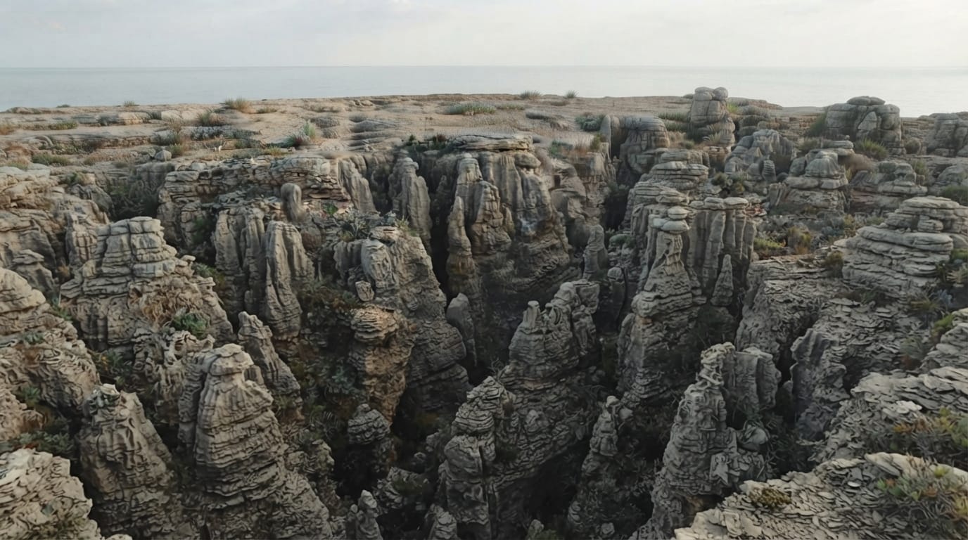 Etapa 5: Paisaje ruiniforme final y microformas kársticas