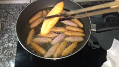 Chiên vàng là được.