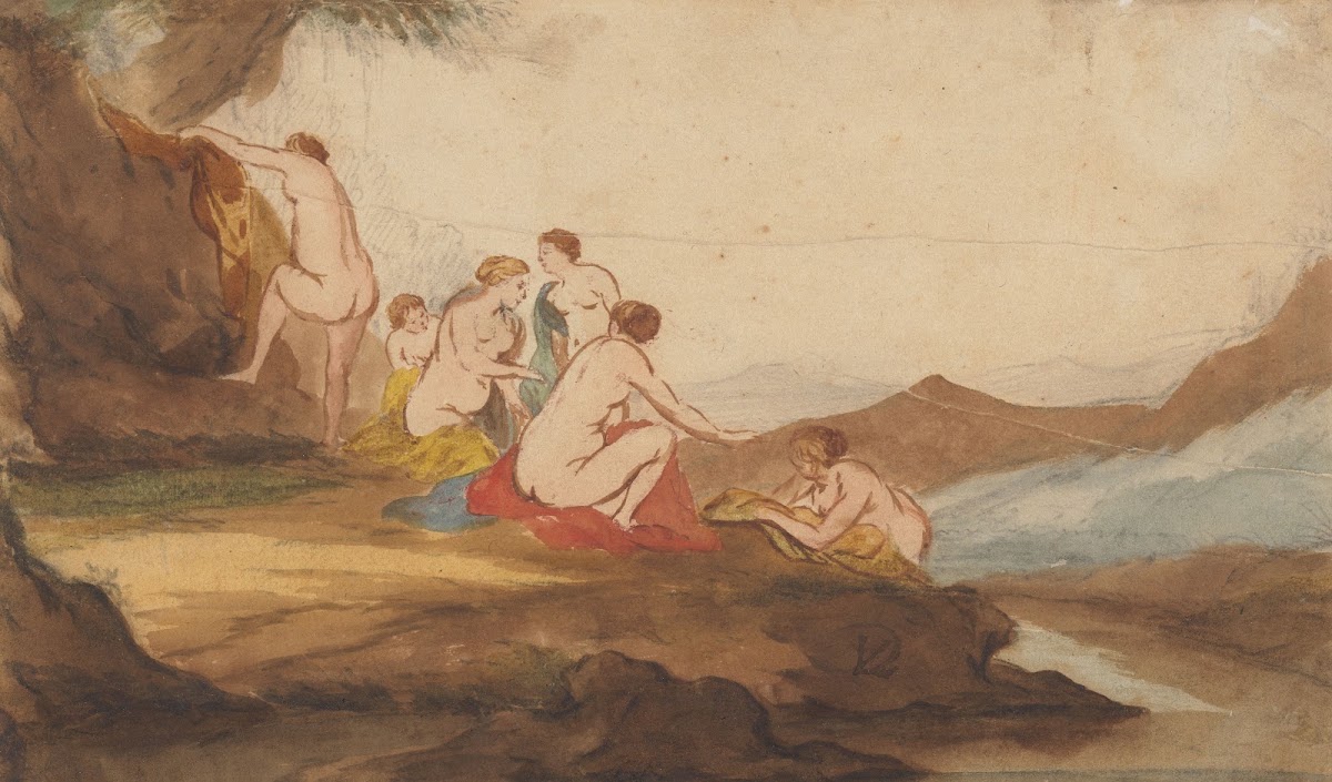Badende vrouwen in een landschap 1617   1669