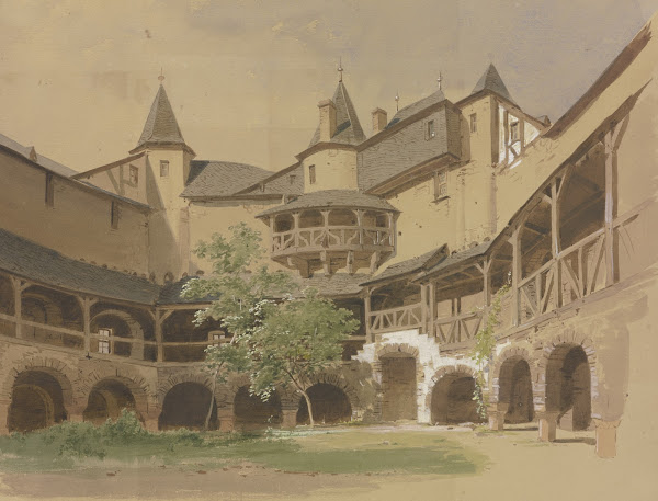 Burg Pfalzgrafenstein bei Kaub 1849