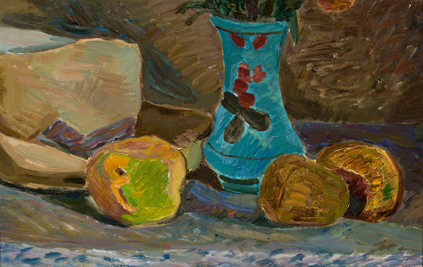 Blue flower vase 1936