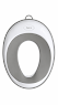 Накладка на унітаз Twins Well Dove Seat white/grey