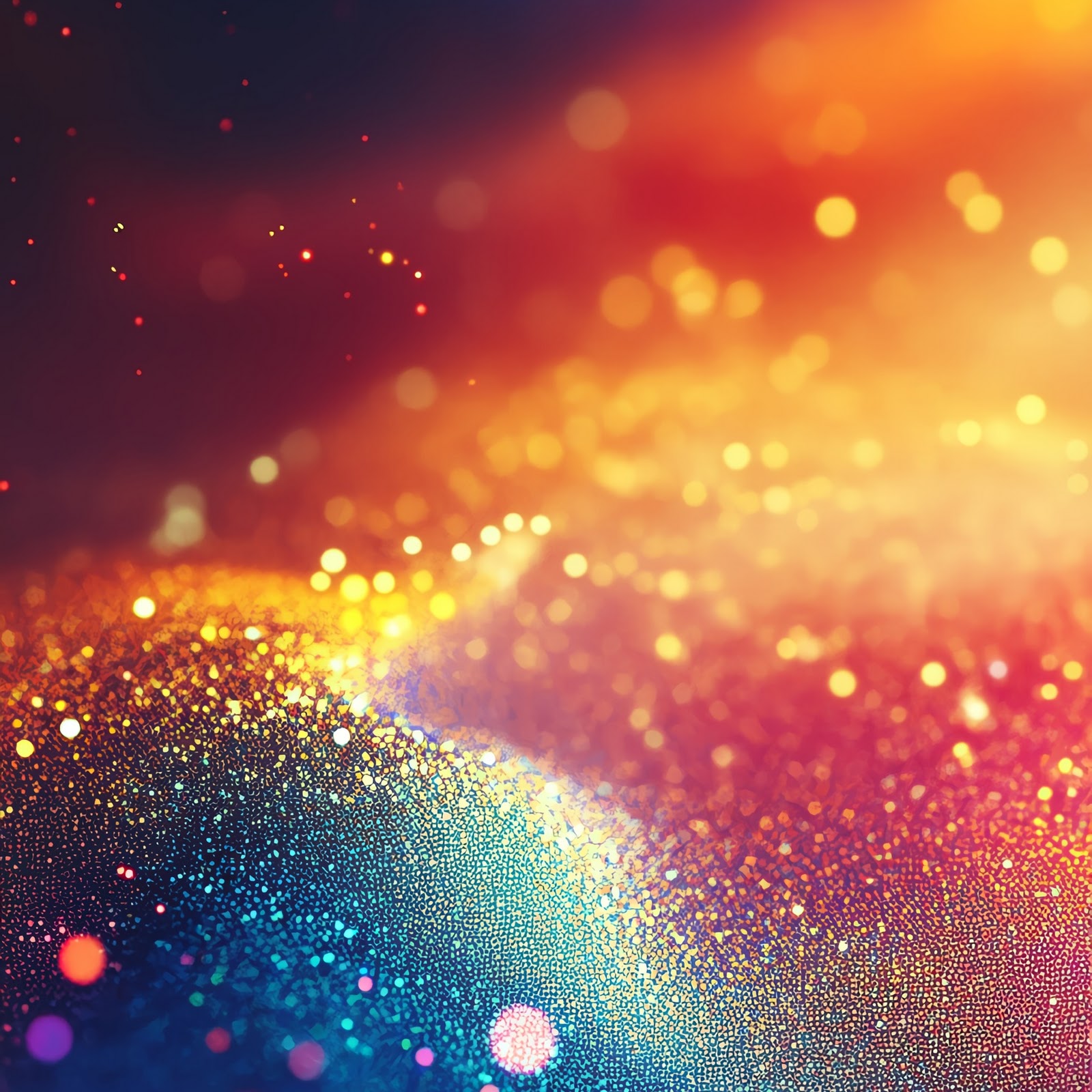 Download Abstract, Galaxy, Bokeh, Glitter 2K iPhone