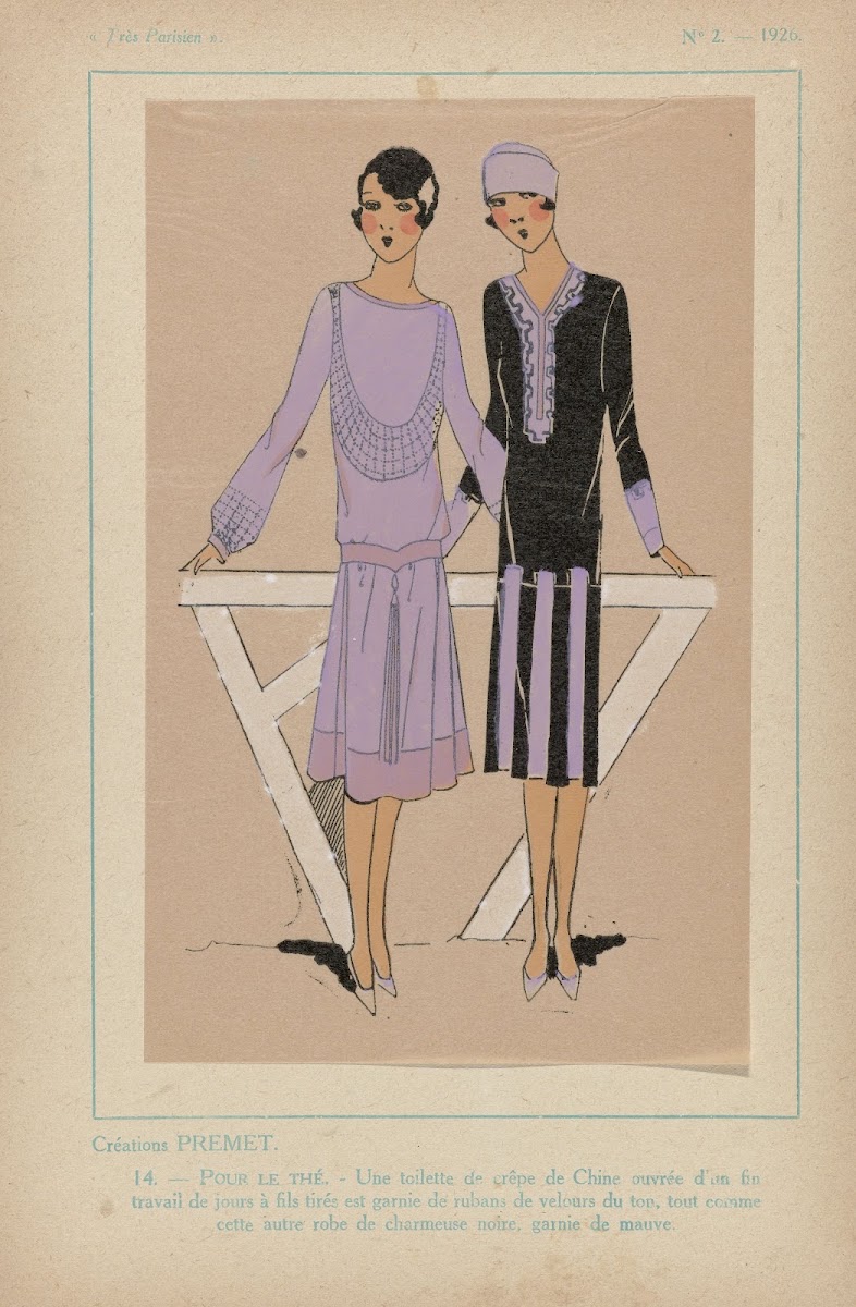 Créations Premet  Pour Le Thé 1926
