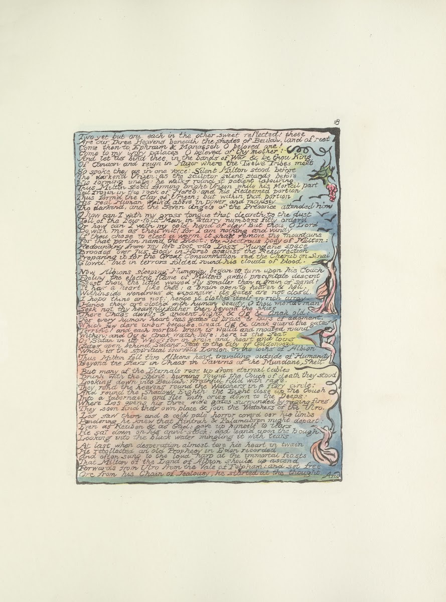 Milton a poem in 2 books Pl18 19th century