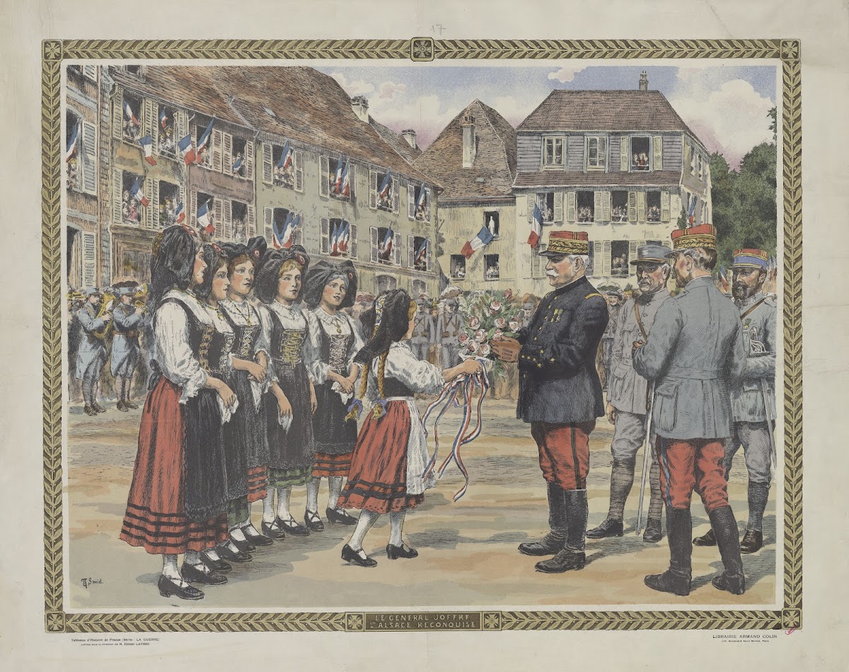 Le GéNéRal Joffre  LAlsace Reconquise 1914 1918