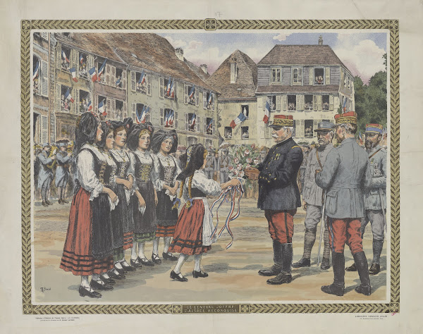Le GéNéRal Joffre  LAlsace Reconquise 1914 1918