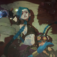 Arcane Echoes Jinx & Powder Emotion - Ultrawide Wallpaper 5K