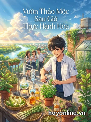 Bìa truyện Vườn Thảo Mộc Sau Giờ Thực Hành Hóa