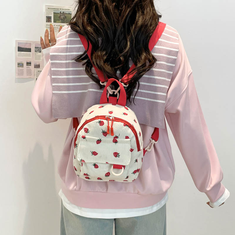 Cord Backpack, Cotton, Durable