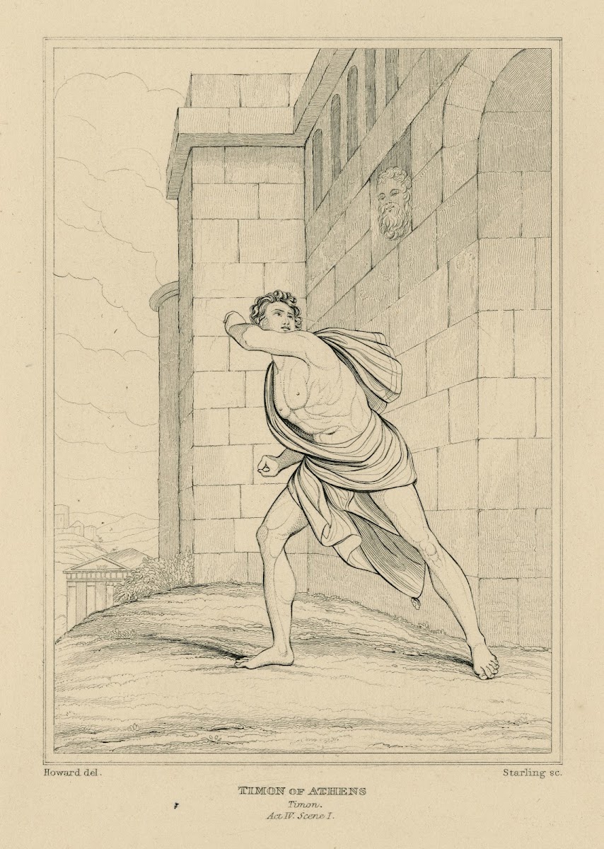 Timon of Athens act 4 scene 1 without the walls of Athens Timon 19th century