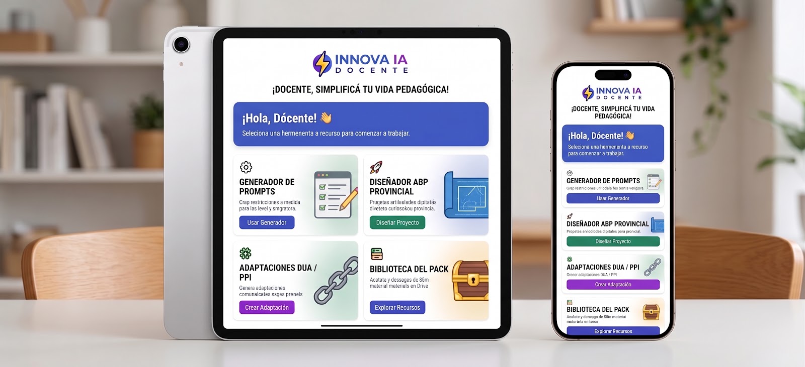 Dashboard App InnovaIA Docente