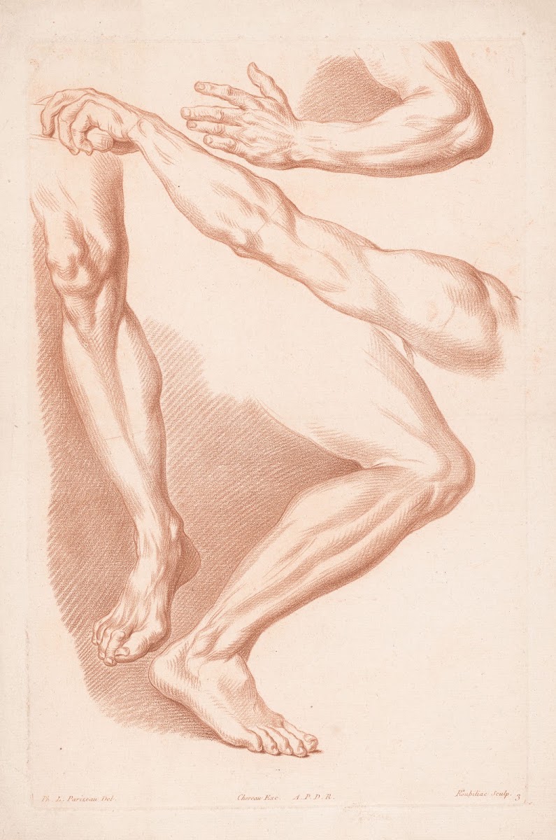 Different views of two legs and two arms 1749 1849